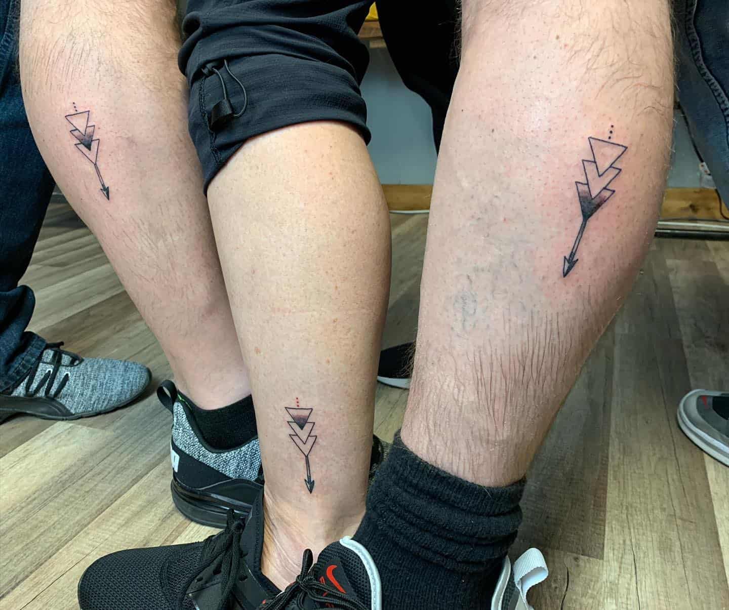 Flecha hermano y hermana tatuajes 2