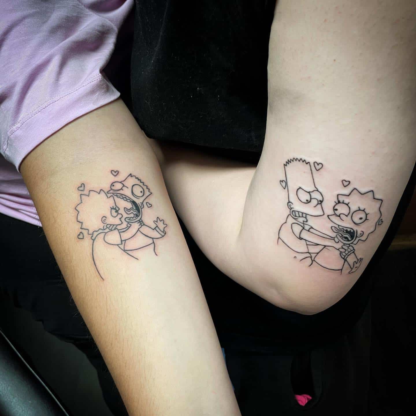 Tatuaje de los Simpson 1