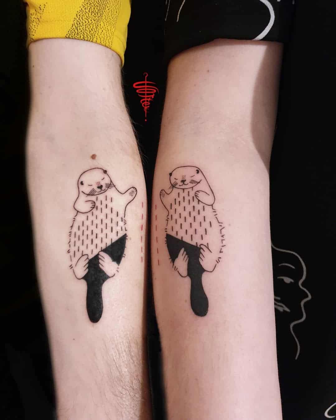 Hermano y hermana tatuajes de animales 2