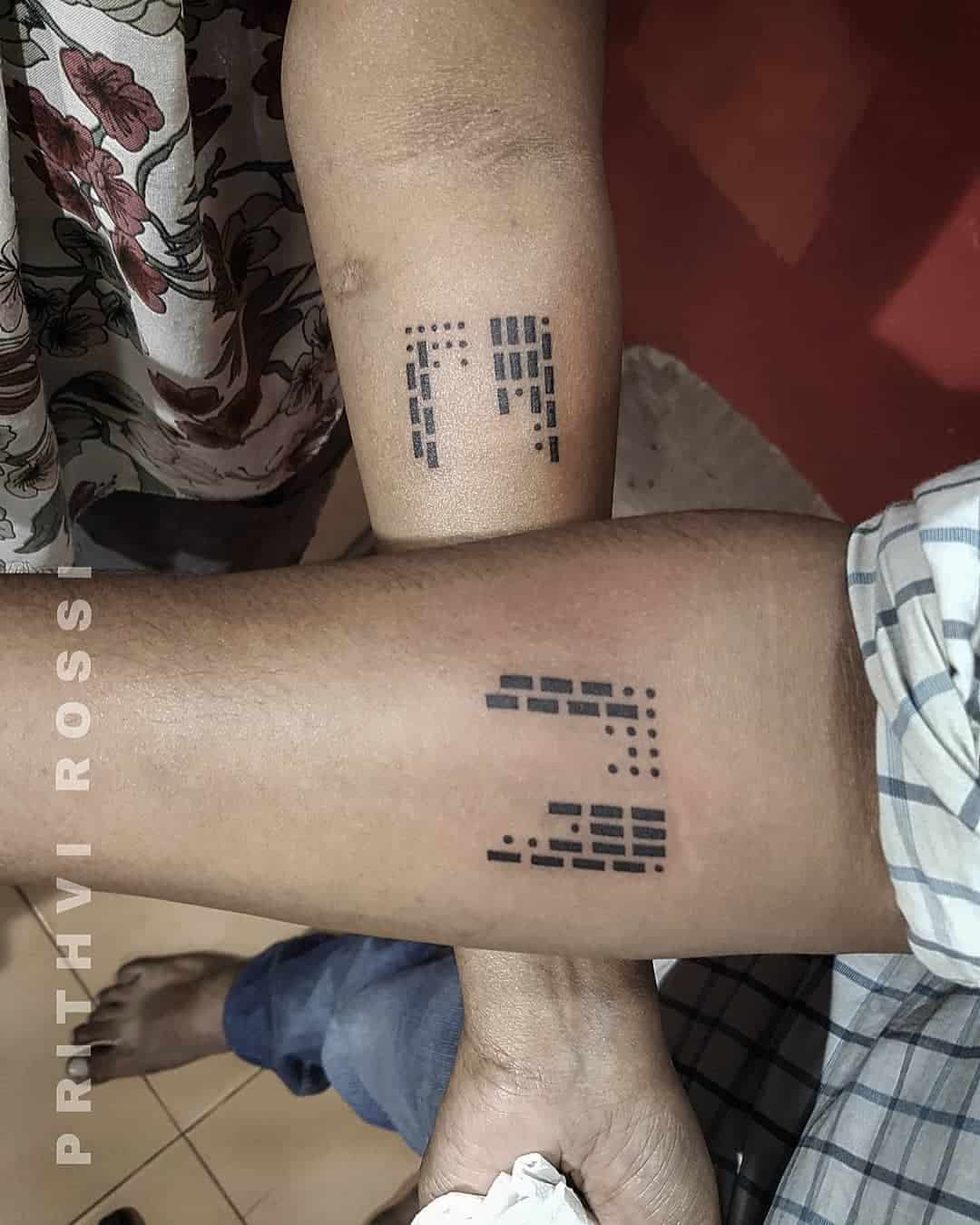tatuajes codigo morse 2
