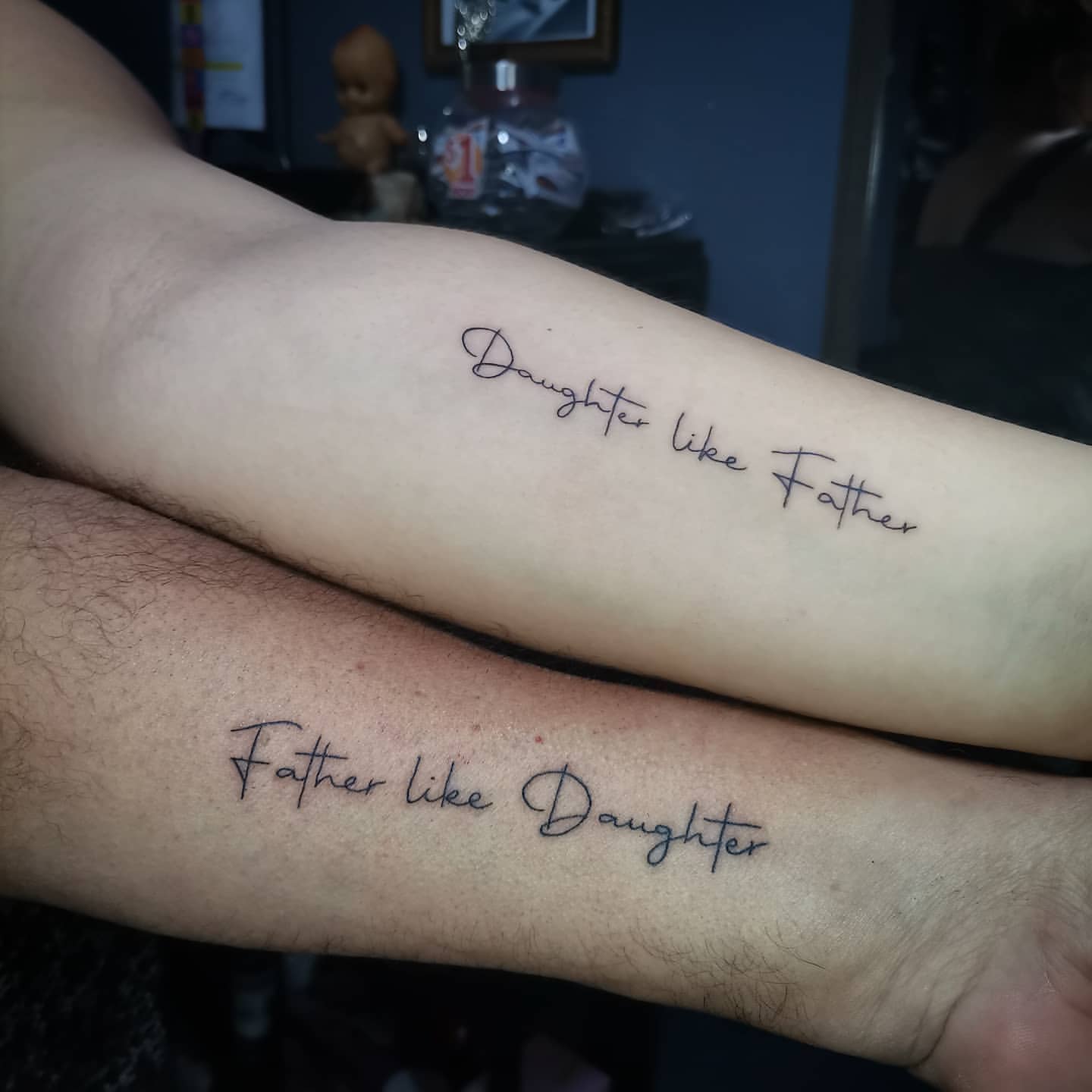 Tatuajes de citas de padre e hija 2