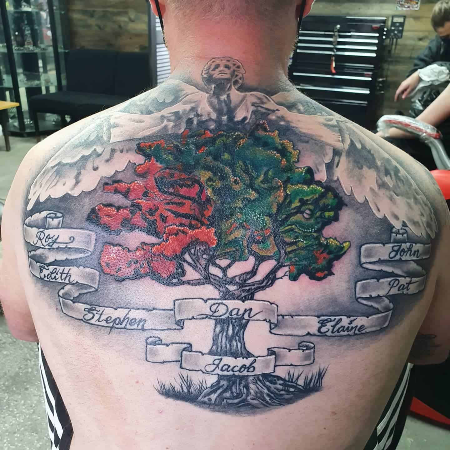 Tatuaje de árbol genealógico 3