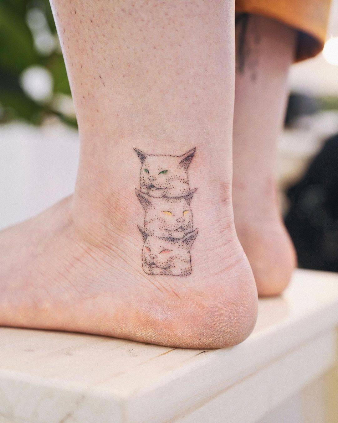 Tatuajes de gatos divertidos 5
