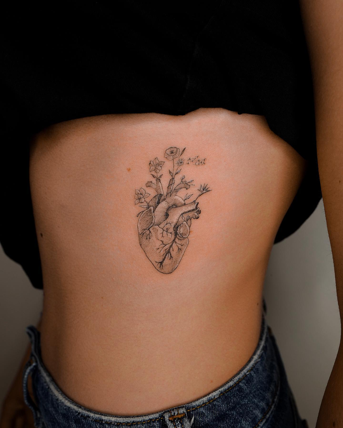 Tatuaje del lado del corazón 1