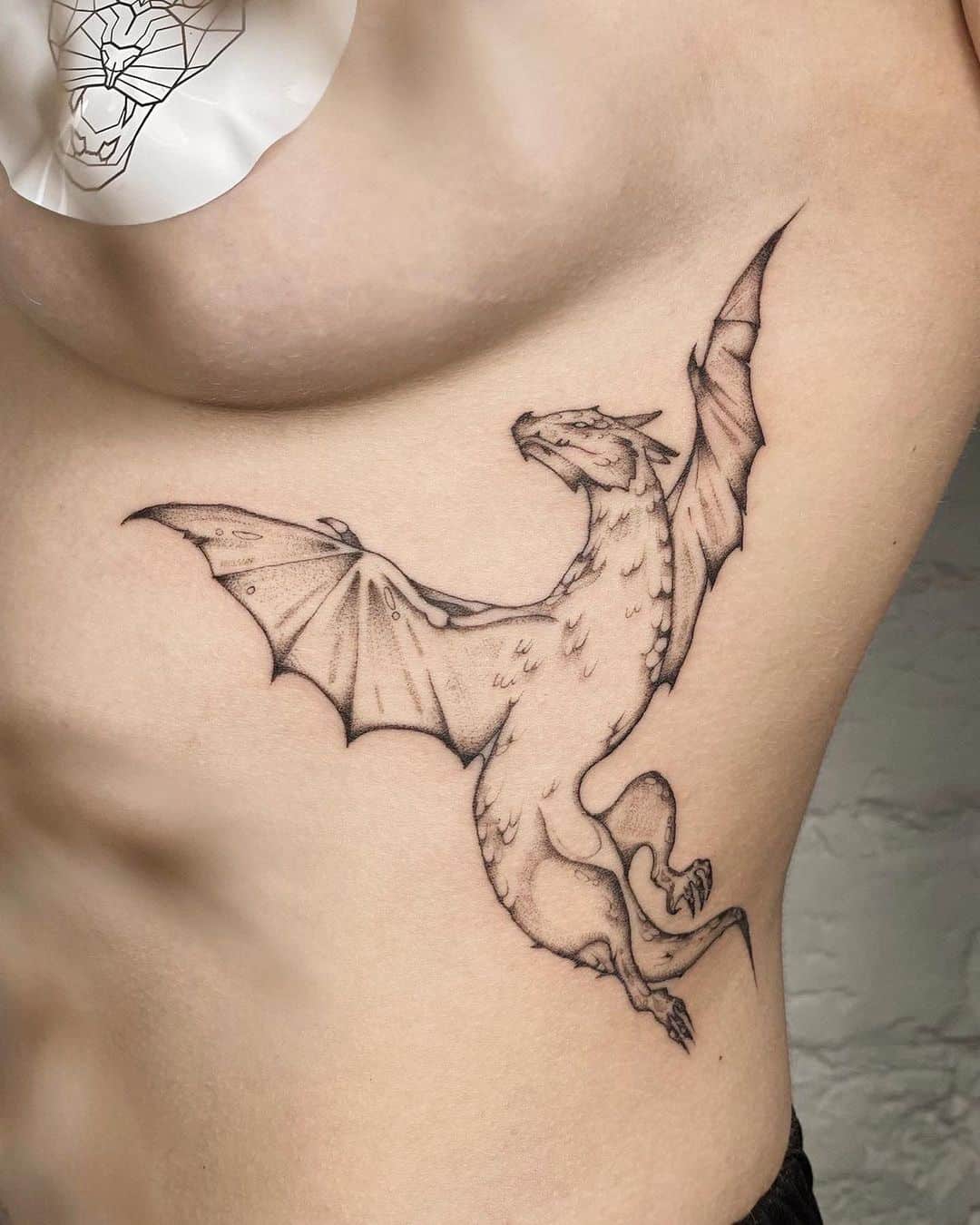 Tatuaje del lado del dragón 5