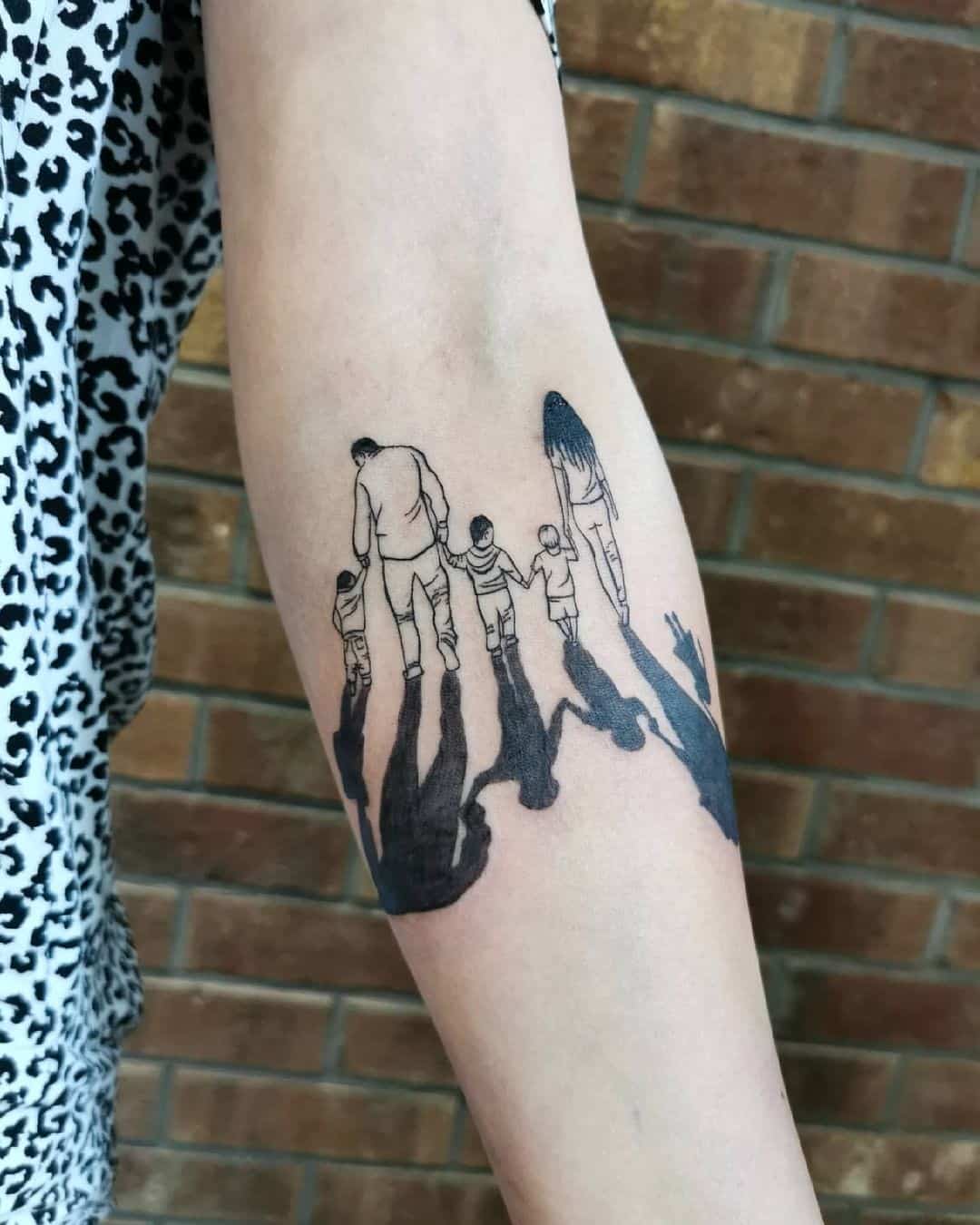 Tatuaje de madre de familia