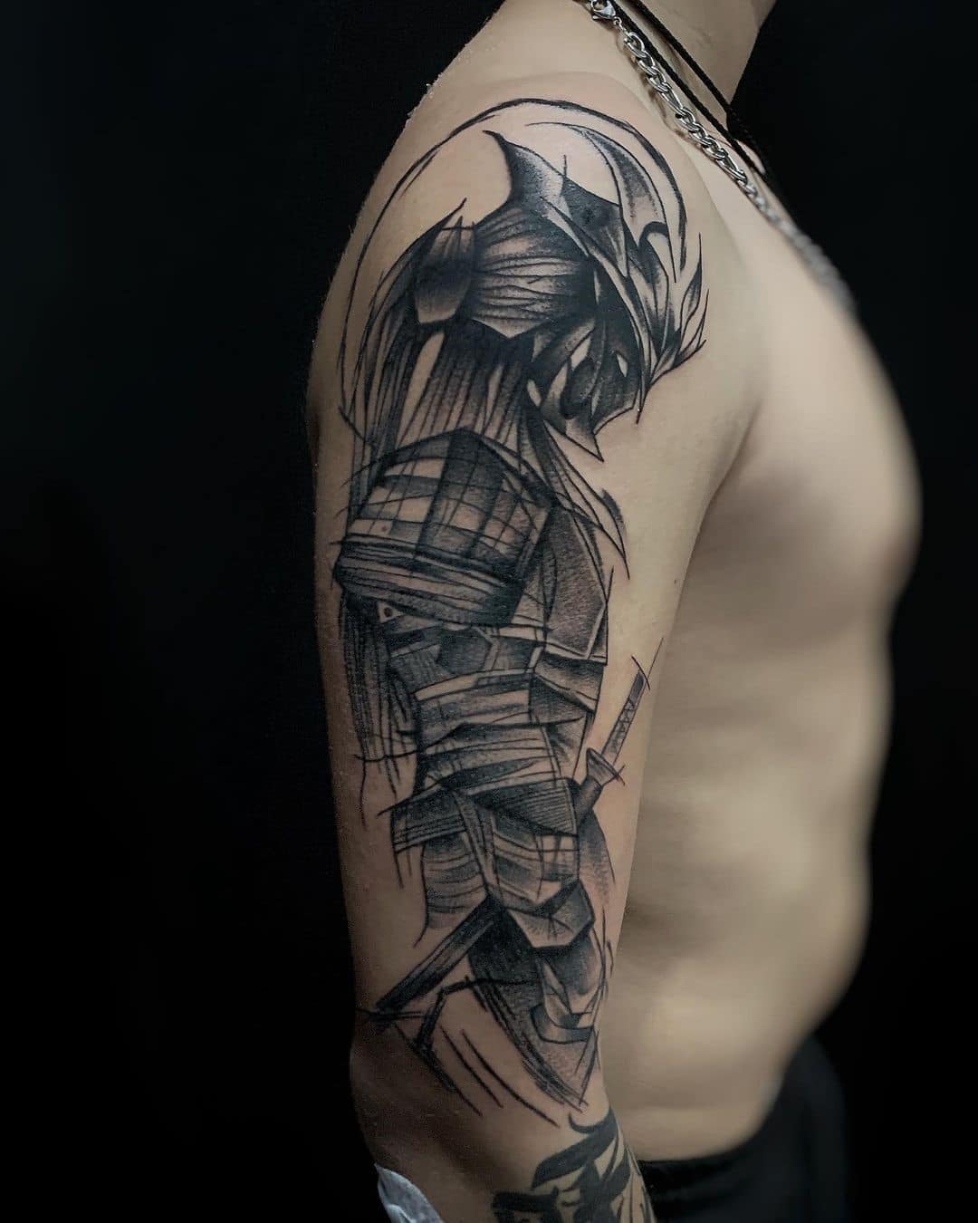 Samurai Tattoo Design Detallado Scary Tattoo