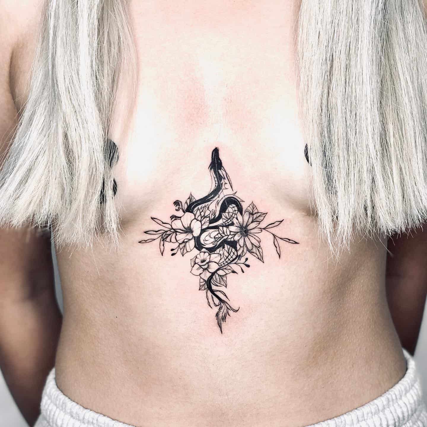 Dragón Esternón Tatuaje 2