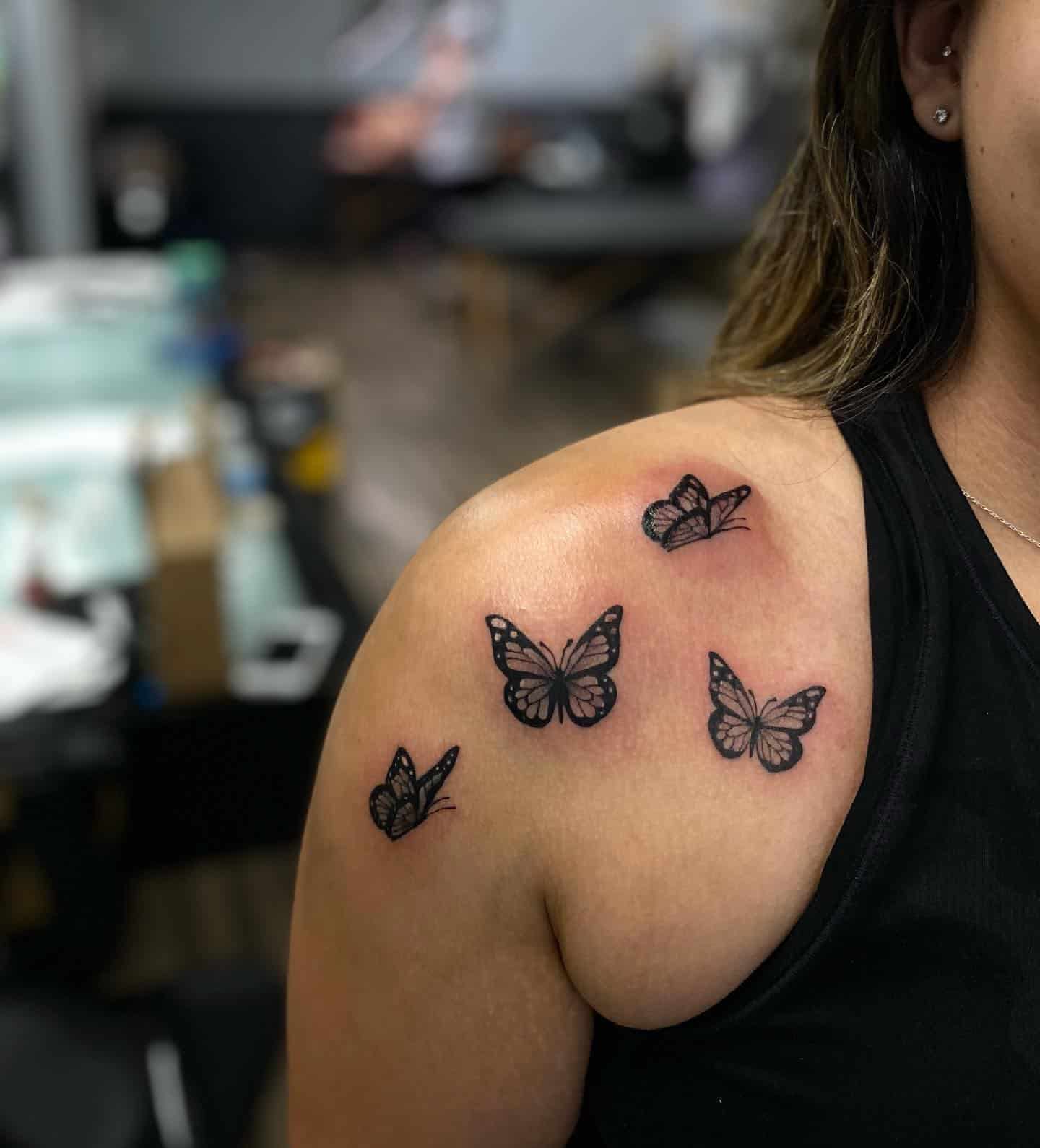 Tatuaje de mariposas