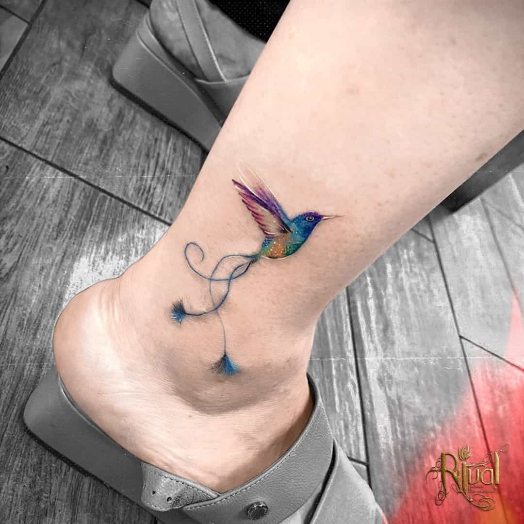 tatuajes de colibrí 3