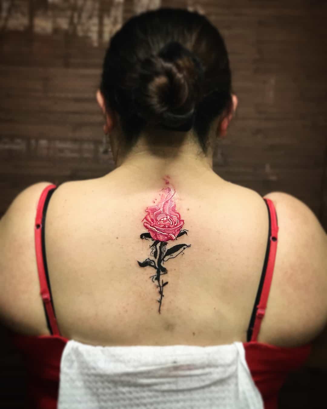 Tatuajes de rosas en acuarela 2