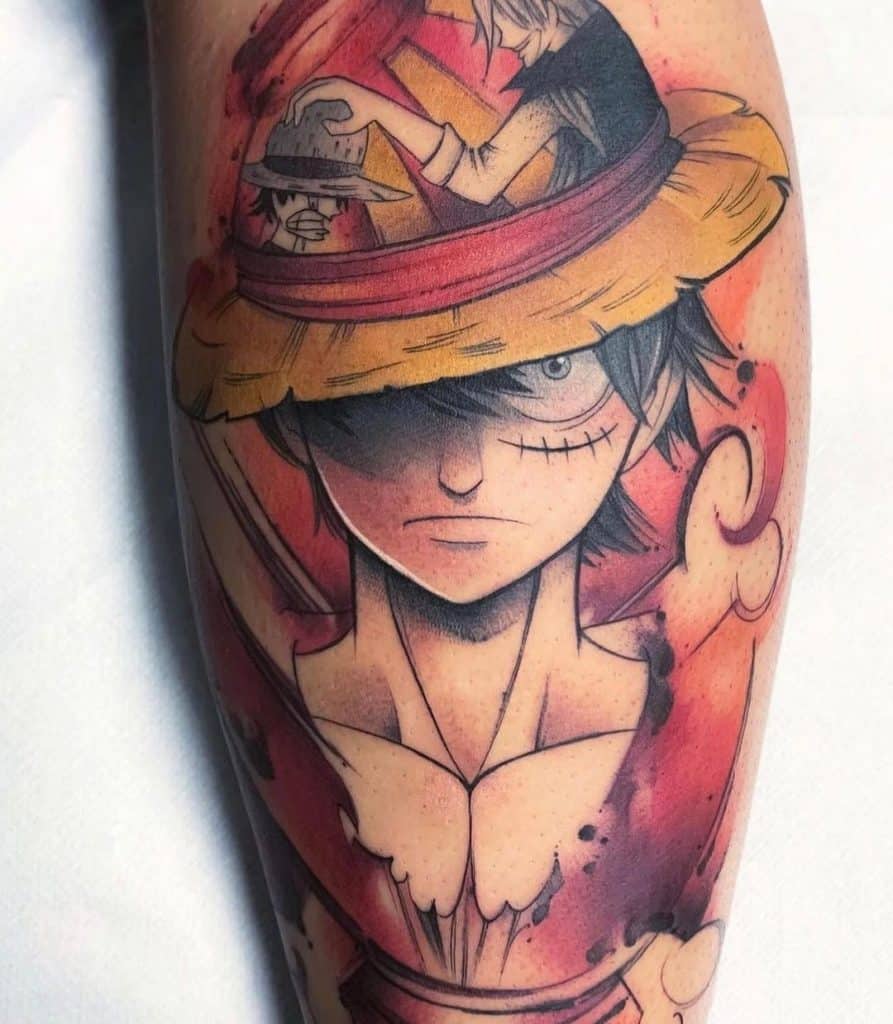Ace One Piece Tatuaje 2