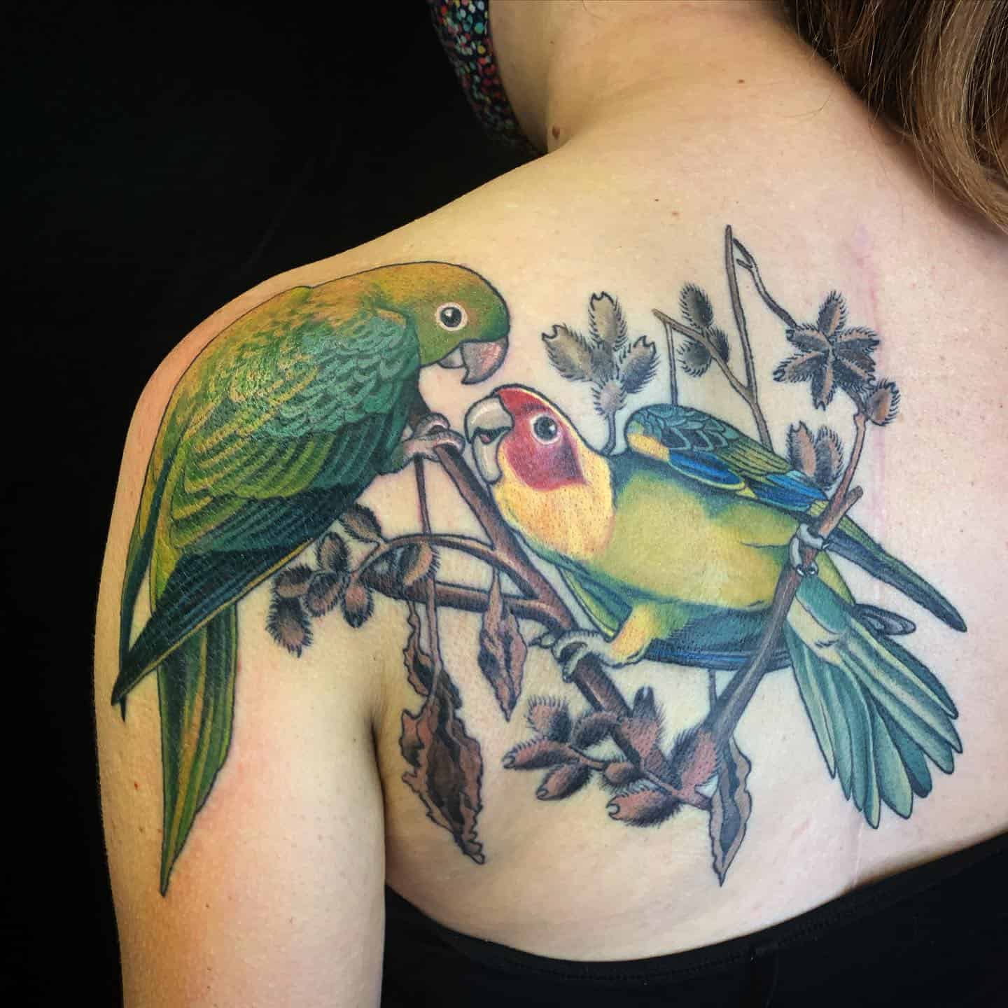 Significado de los tatuajes de loros 1