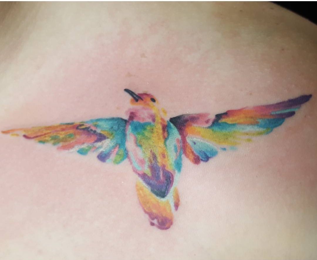 Significado de los tatuajes de aves de acuarela 3