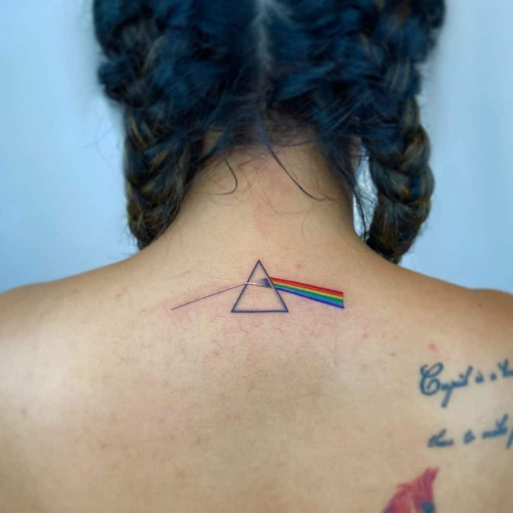 Diseños del tatuaje del arco iris de Pink Floyd 