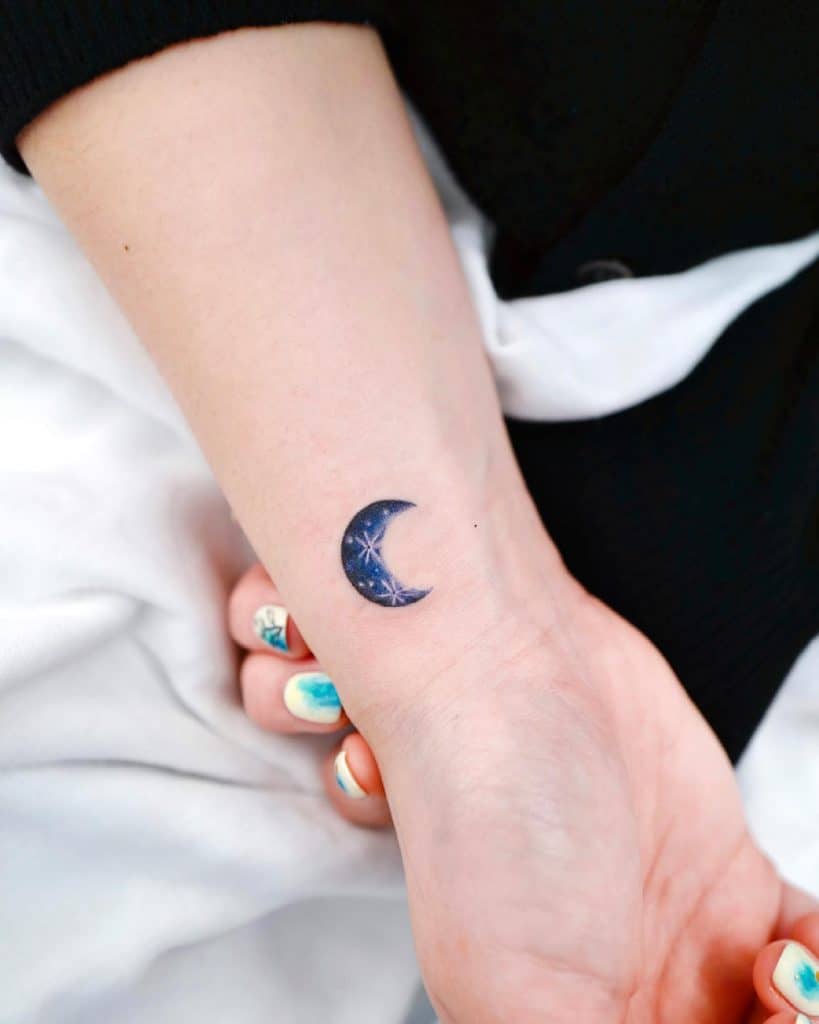 Tatuaje de luna creciente 2