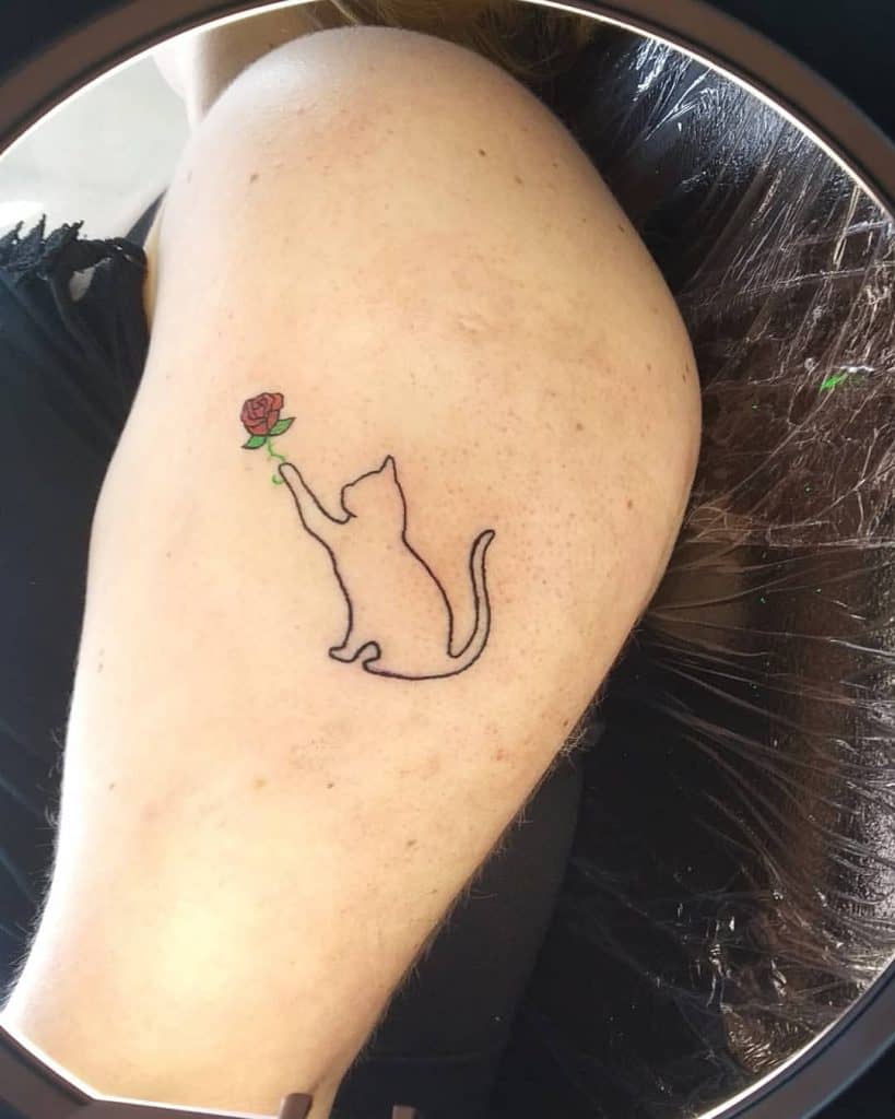 Tatuaje de gato con grandes significados 4