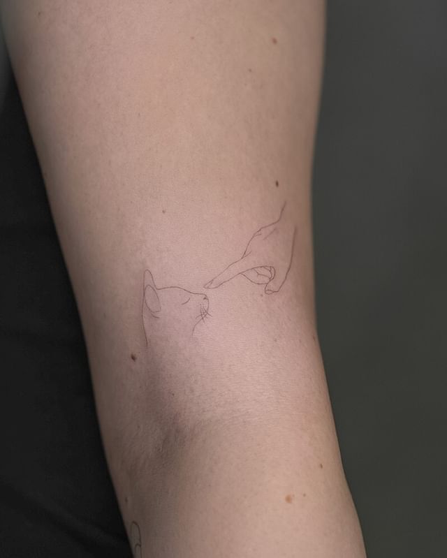 Tatuaje de gato con grandes significados 3