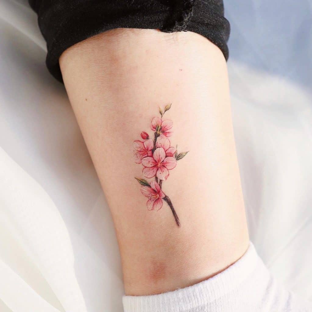 Tatuajes de flor de cerezo 1