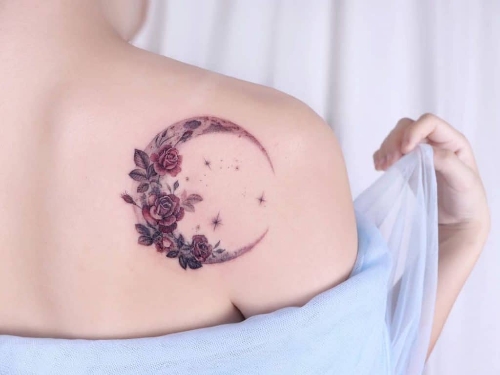 Tatuajes de flores de camelias 3