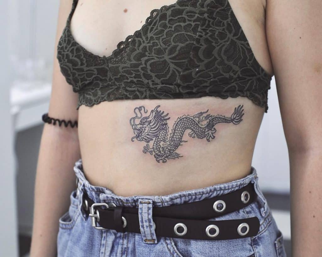 Tatuaje de dragón chino 2