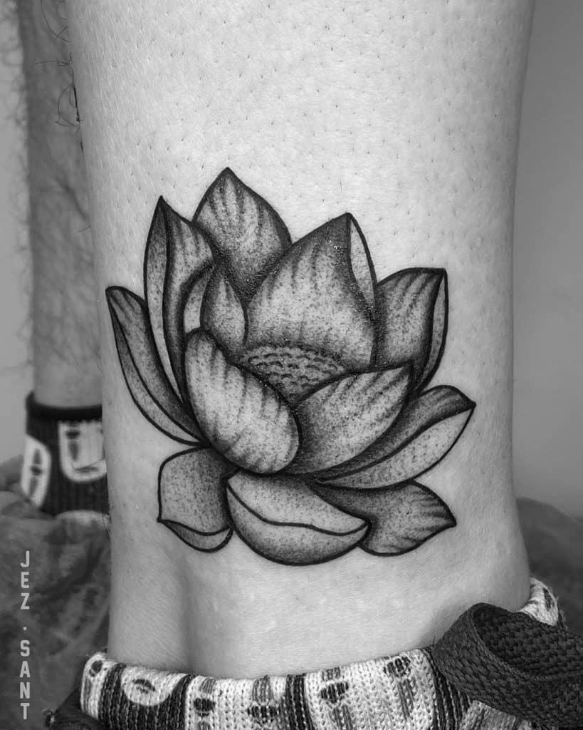 tatuaje de flor de loto 3