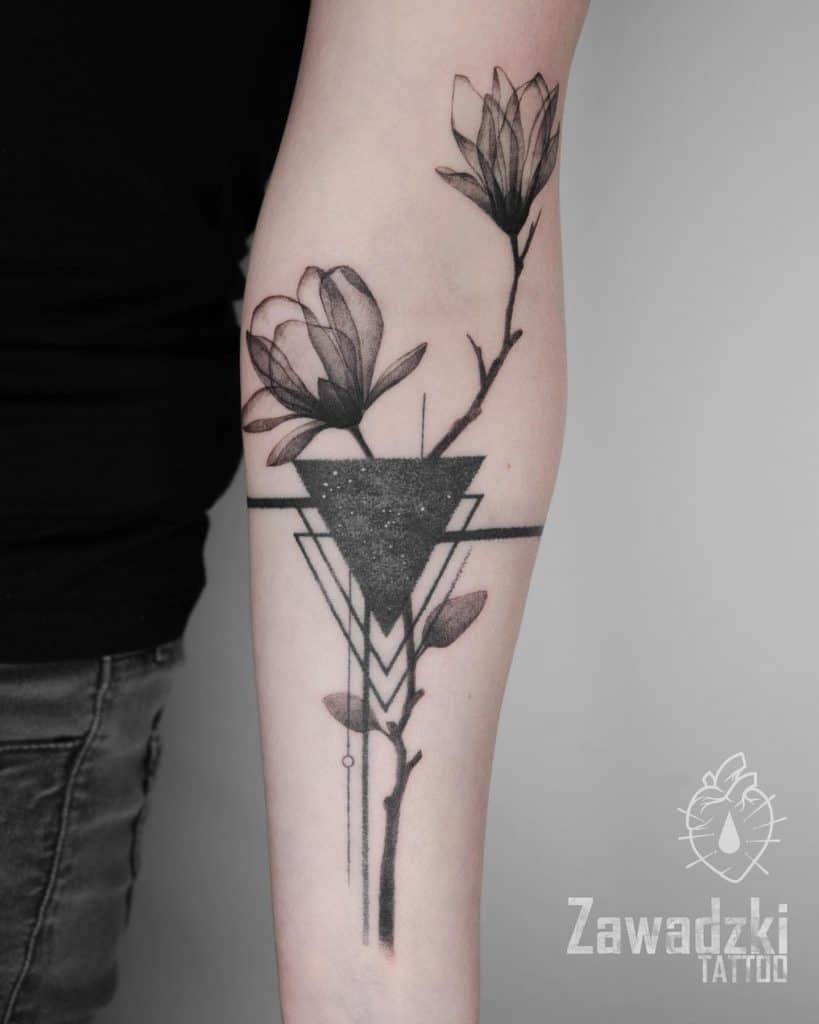 tatuaje de magnolia 1