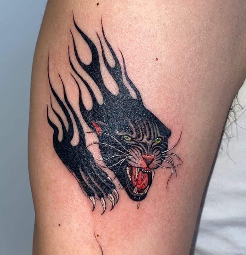 Pequeño Tatuaje Pantera 3