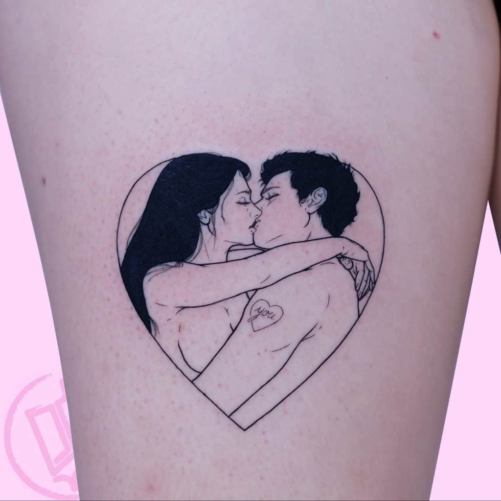 Tatuaje de amor para hombres y mujeres 