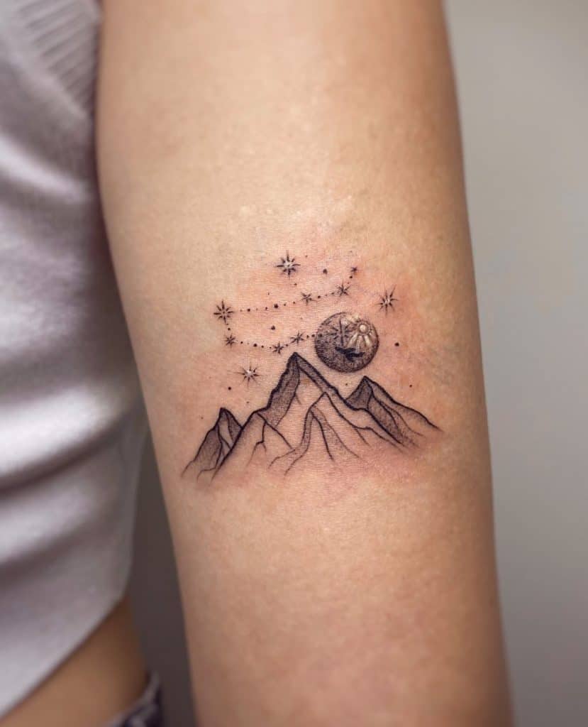 montaña luna tatuaje 3