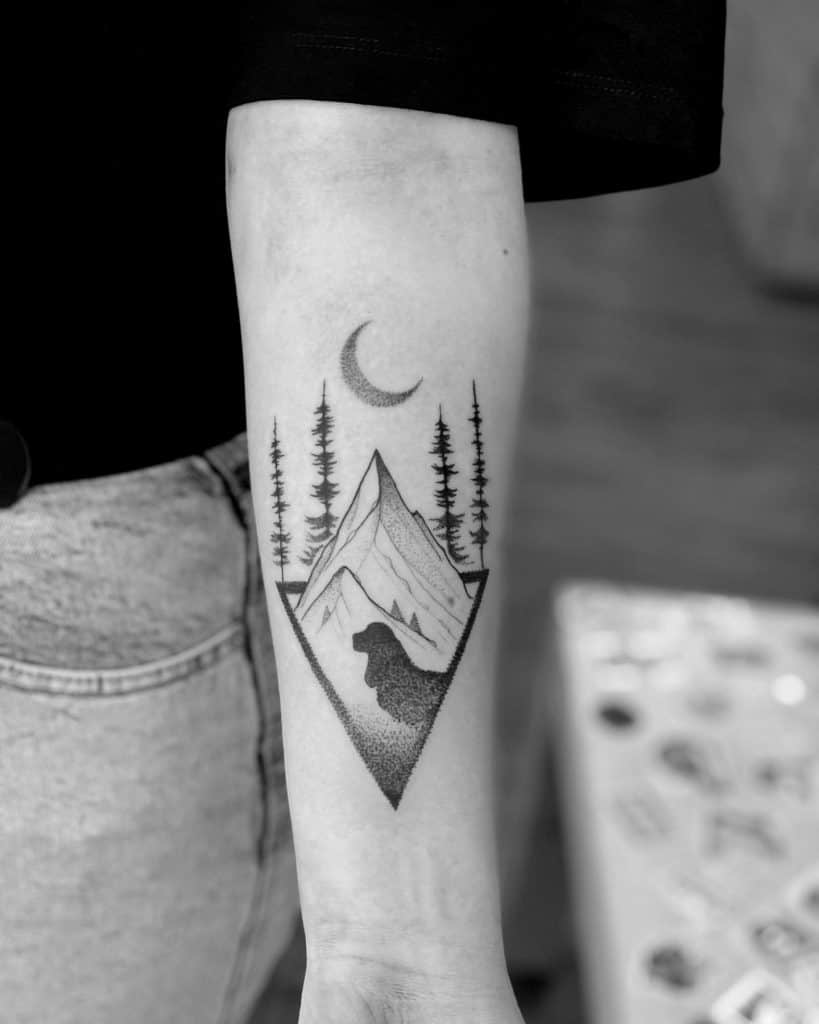 montaña luna tatuaje 6