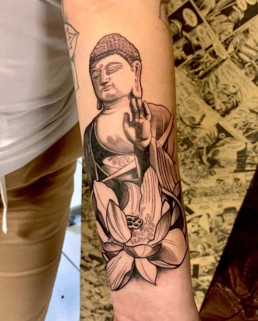 Antebrazo Buda Paz Inspirado 