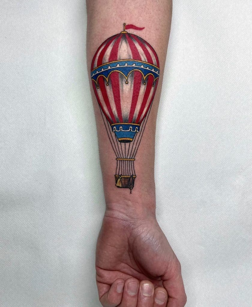 Tatuajes de globos aerostáticos 3