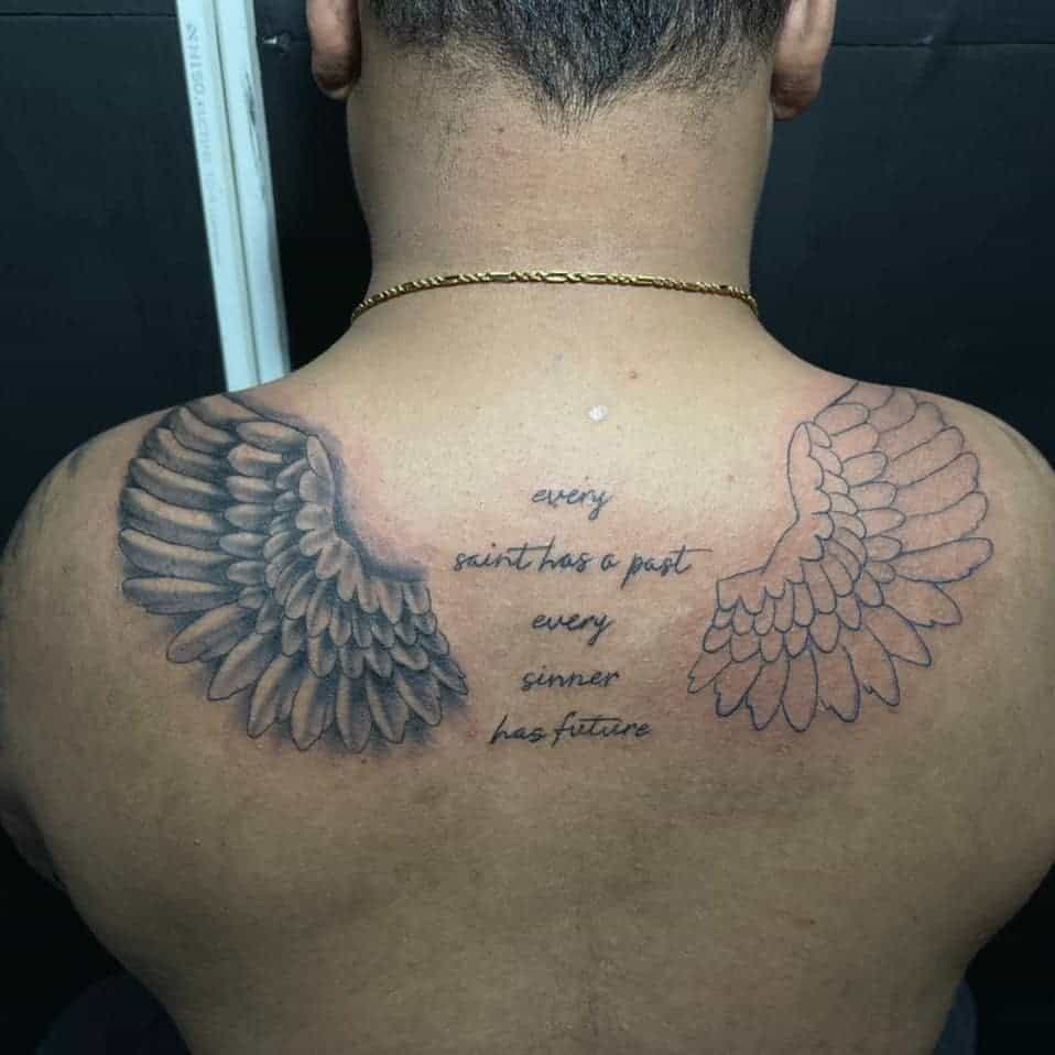 Tatuaje de alas de libertad 2