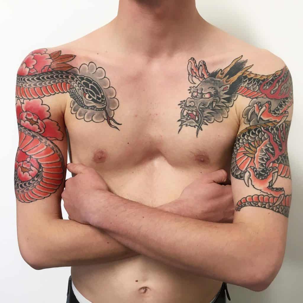 Tatuaje del dragón de la libertad 1