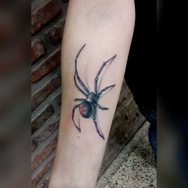 Diseños de tatuaje de araña 3D 