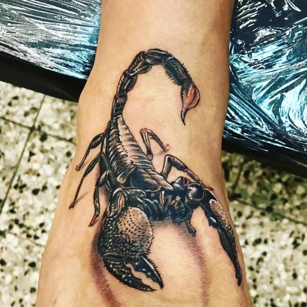 Tatuajes de escorpión 3D