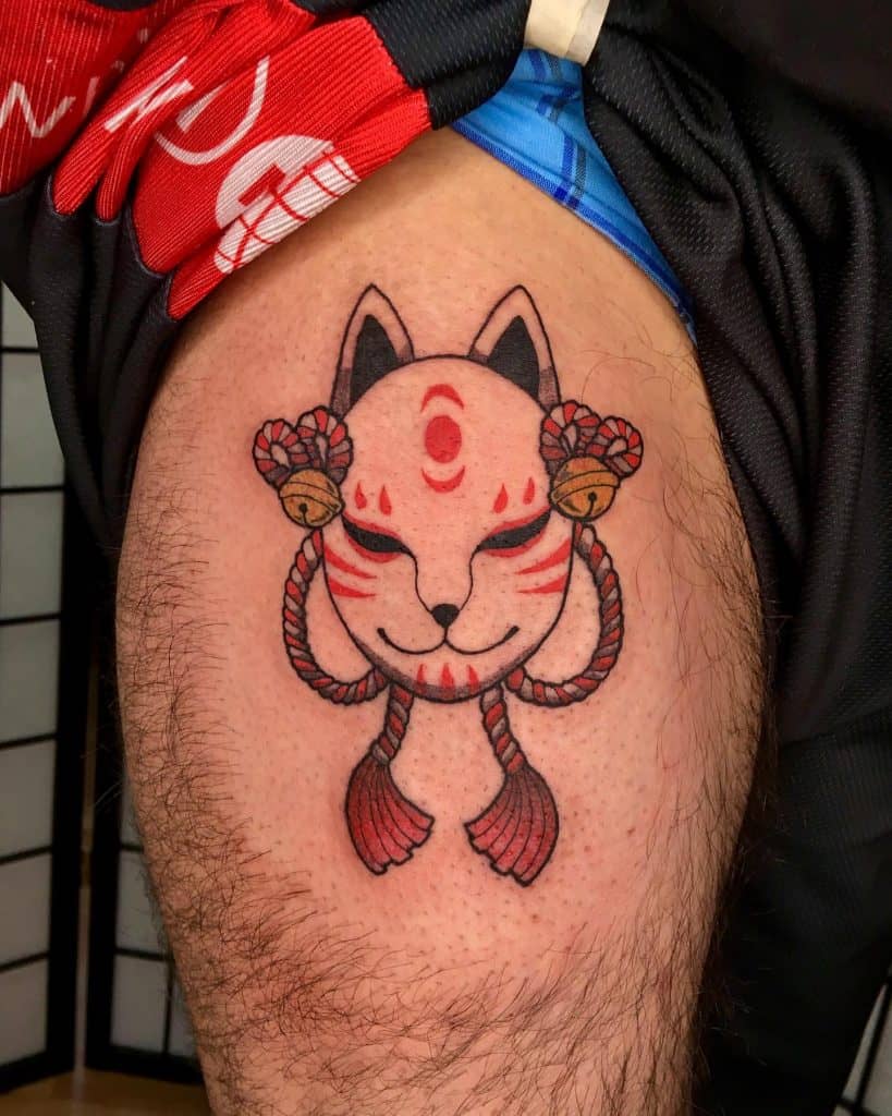 Tatuaje de zorro japonés 5