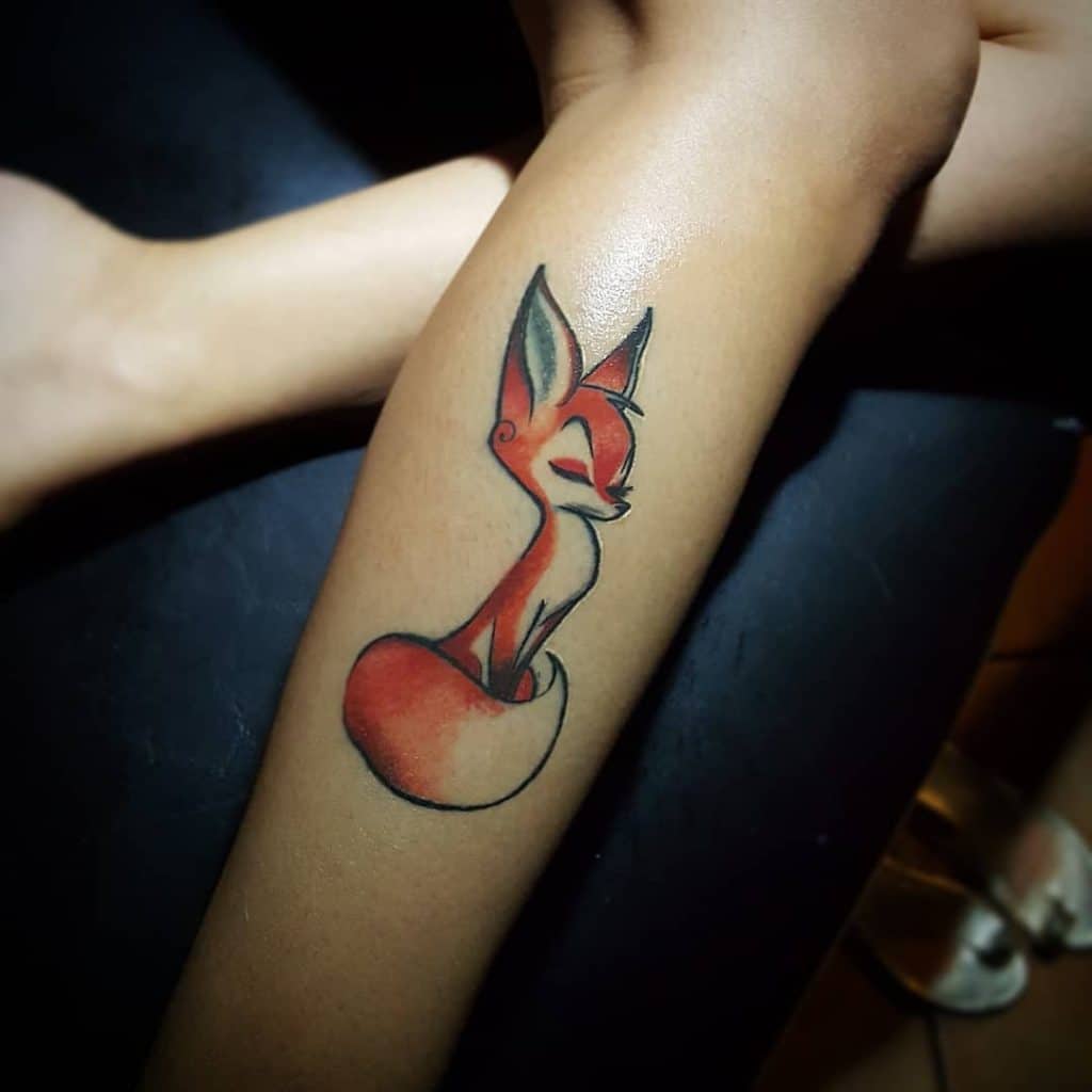 Tatuaje de zorro rojo 5
