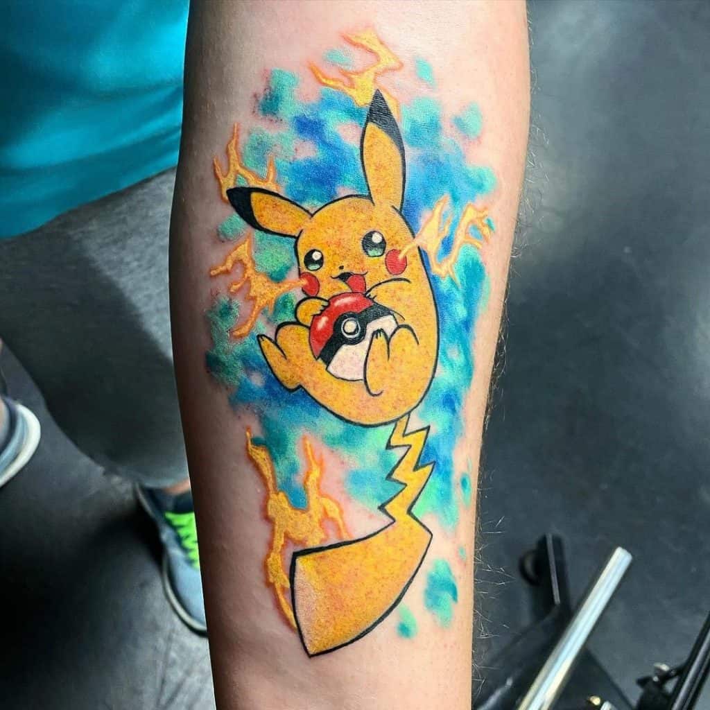 Tatuaje De Pikachu