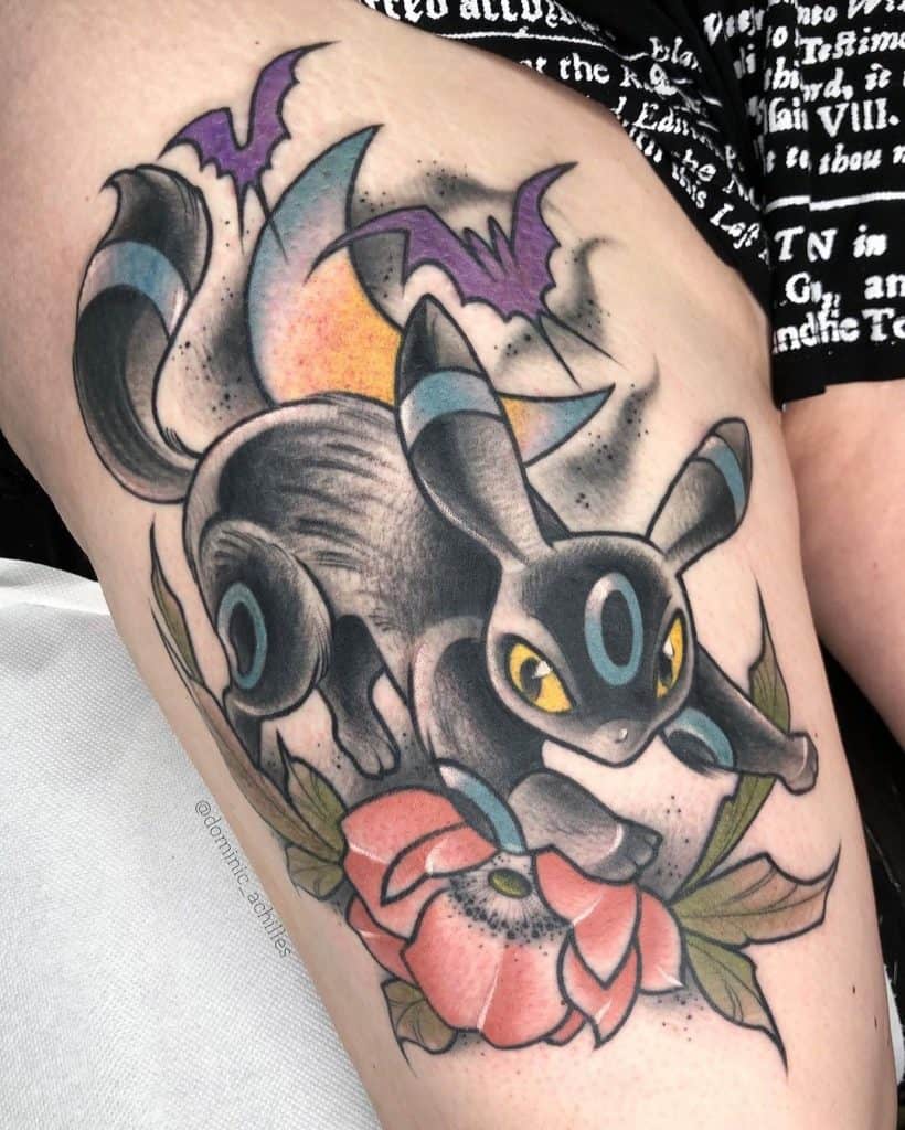 Tatuaje de Pokémon rudo