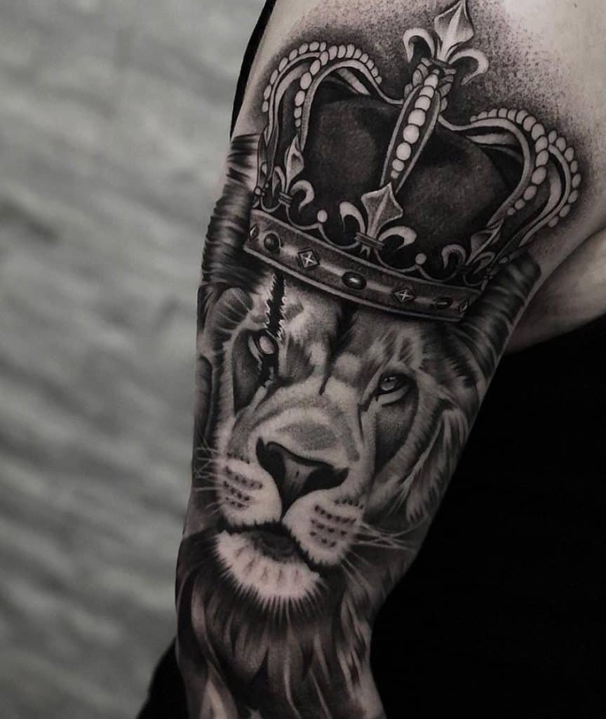 Diseño de la corona del Rey León