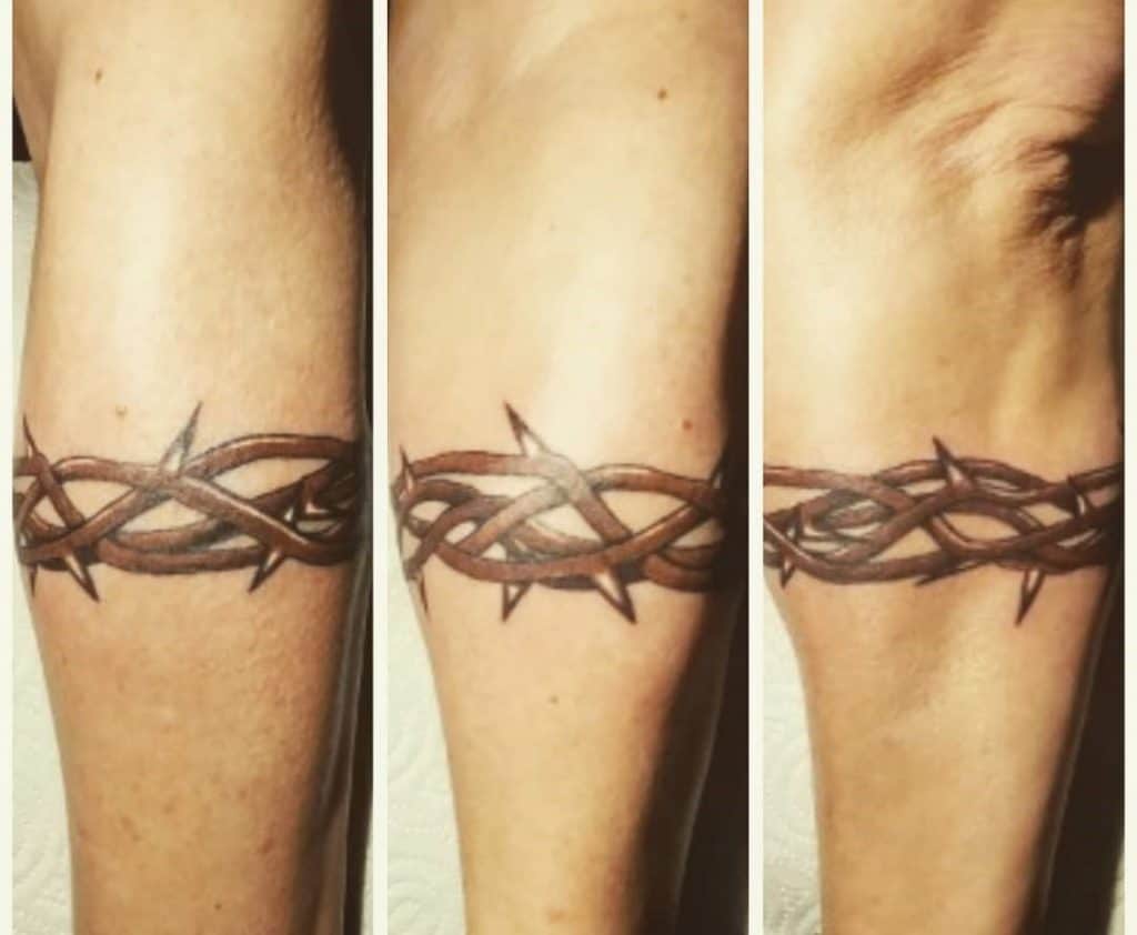 Tatuaje de corona de espinas