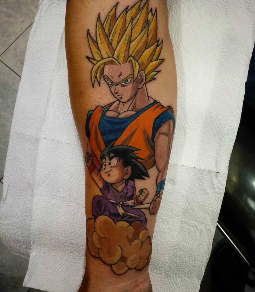 Tatuaje Goku Super Saiyajin 1