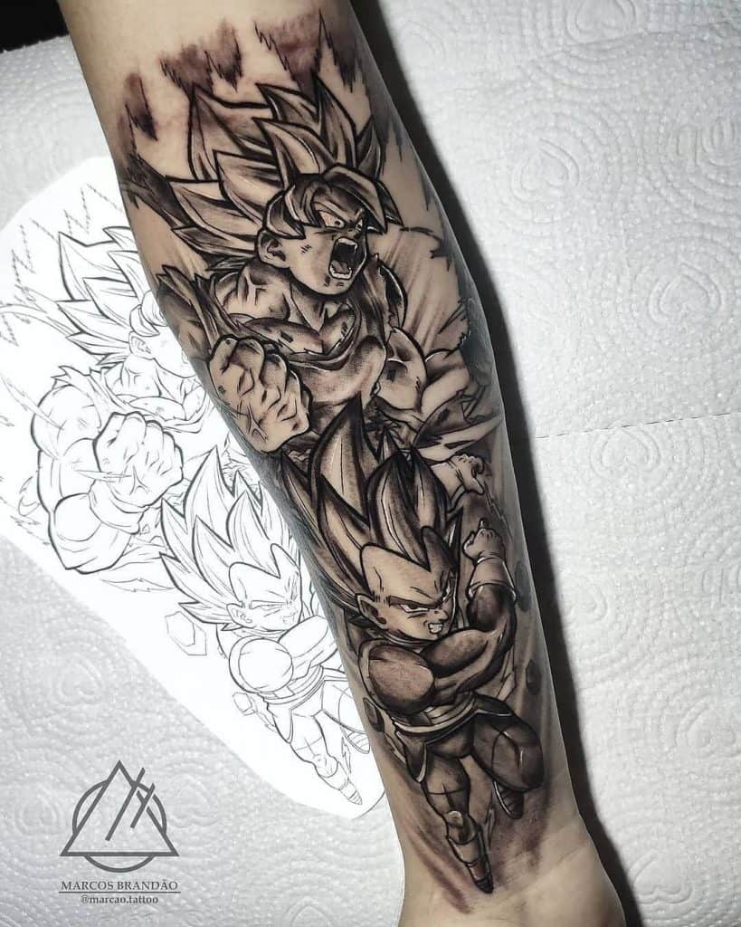 Manga del tatuaje de Dragon Ball 2