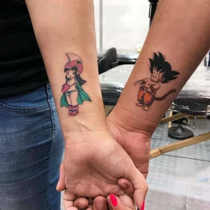 Dragon Ball Z Pequeño Tatuaje 1