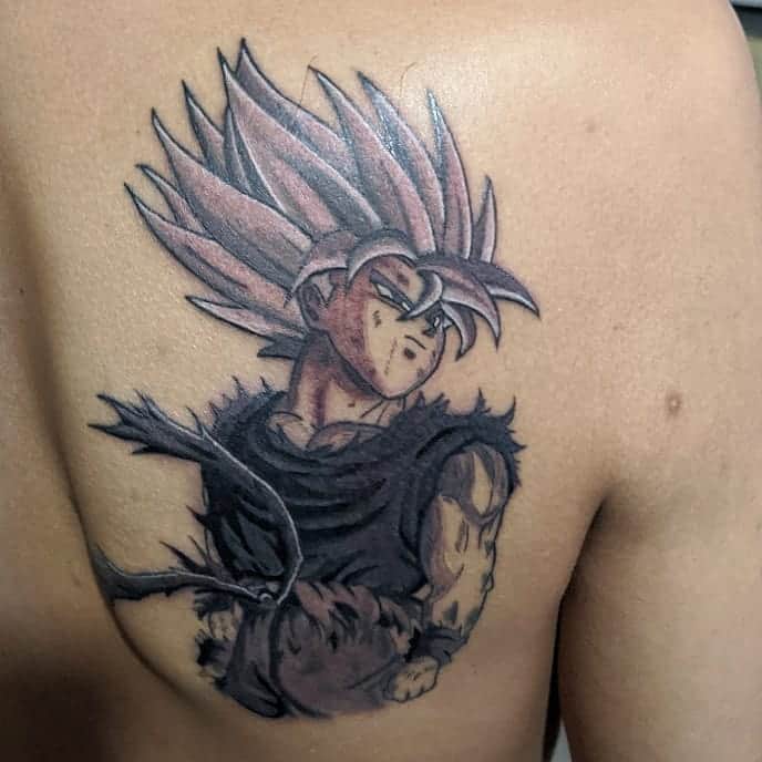 Dragon Ball Espalda Tatuaje 2