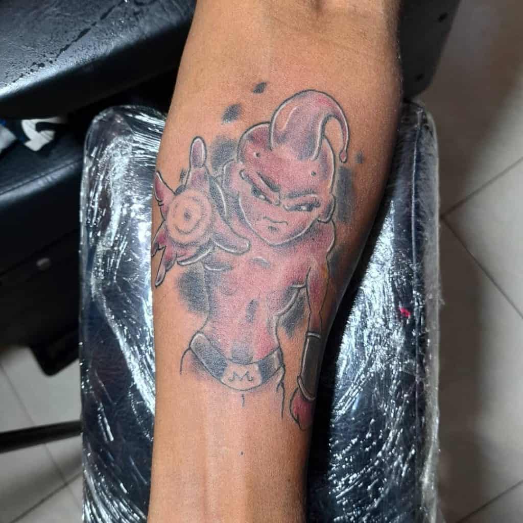 Dragon Ball antebrazo tatuaje 2
