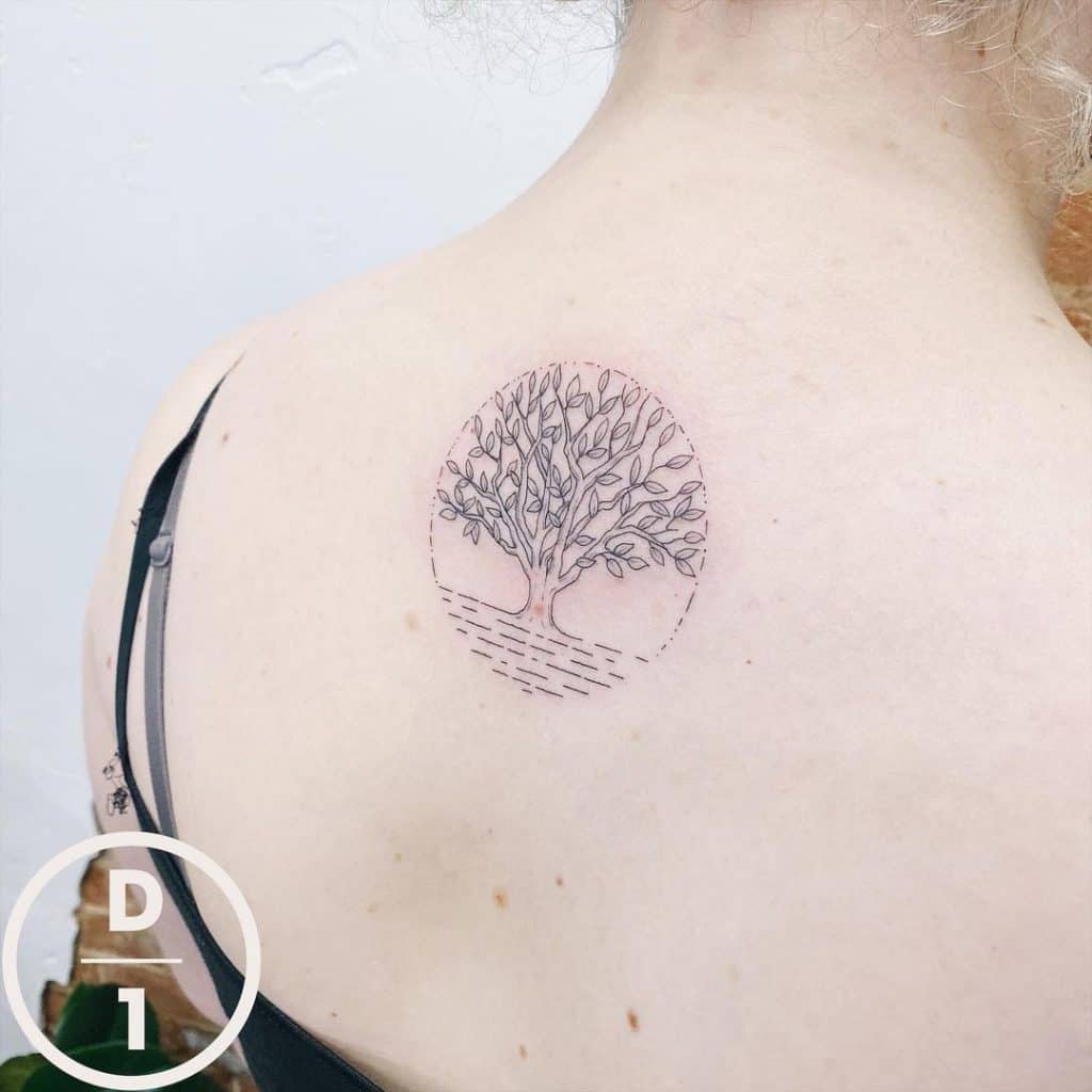 Tatuaje de árbol genealógico 3