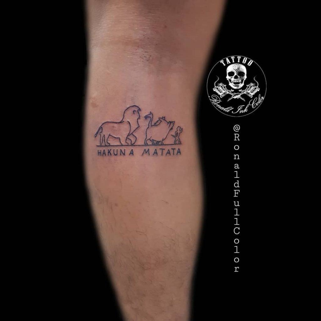 Tatuajes de hakuna matata 2